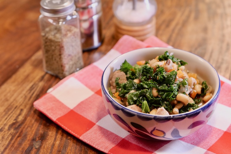 Black Eyed Pea and Pork Stew