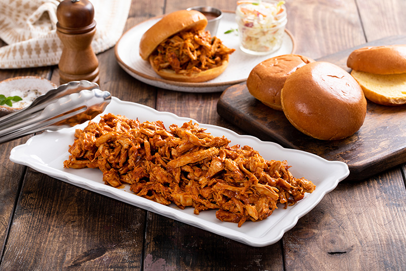 Pulled Barbecue Chicken Sandwich