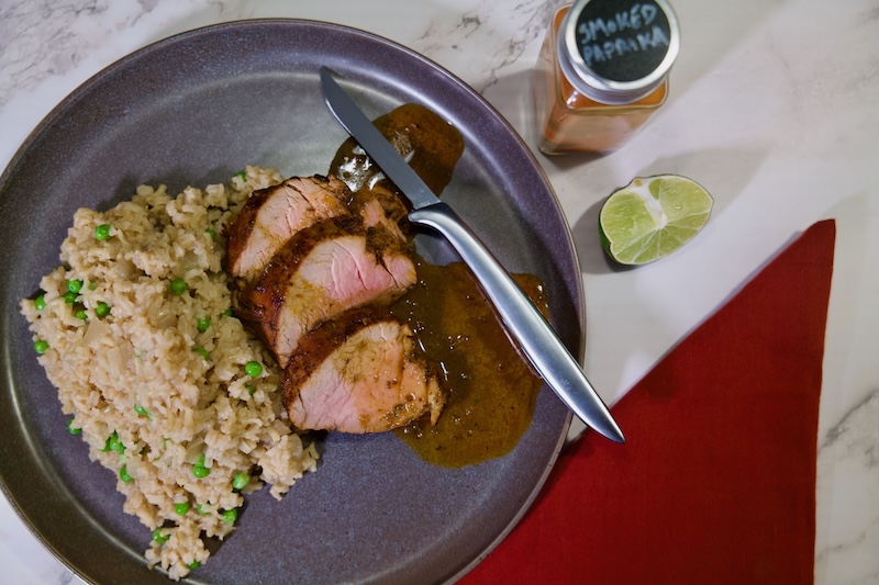 Chili Rubbed Pork Tenderloin