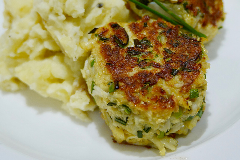 Herby Crab Cakes