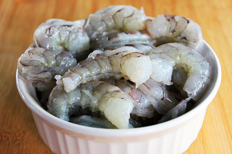 Shrimp with Warm Caper Vinaigrette