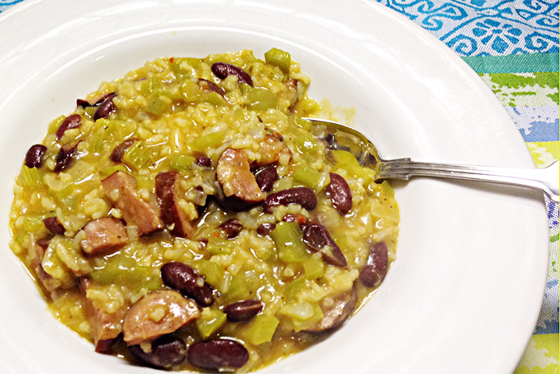 Red Beans and Rice Risotto