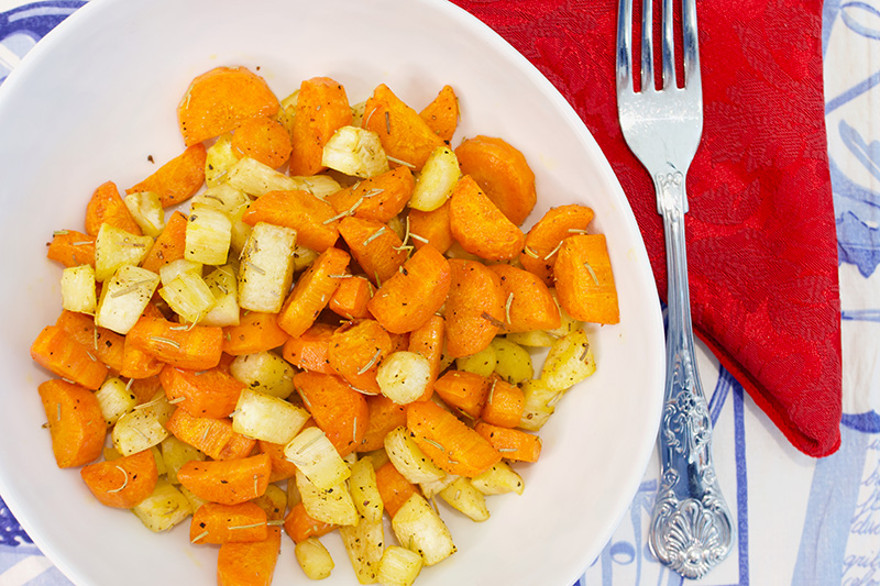 Roasted Parsnips and Carrots