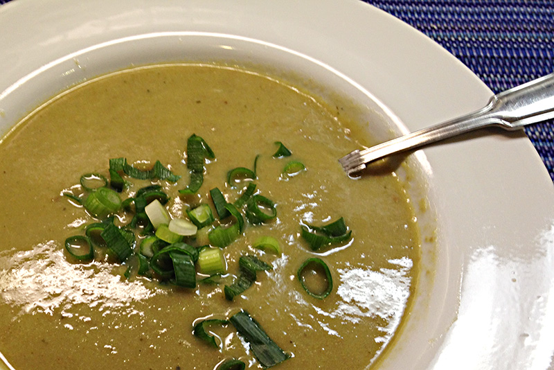 Roasted Poblano Pepper Soup