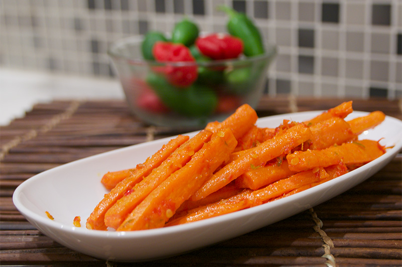 Sambal Roasted Carrots