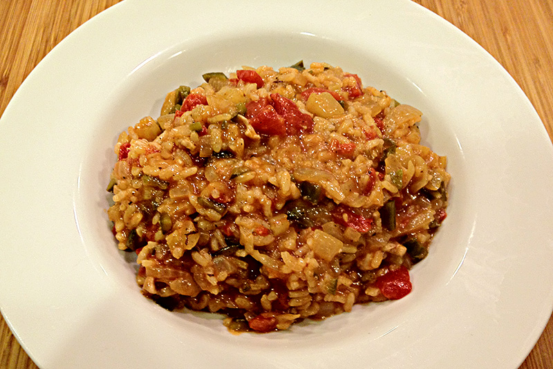 Spanish Risotto with Chicken
