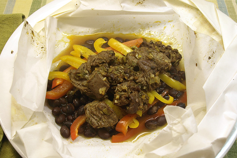 Southwestern Beef in Parchment