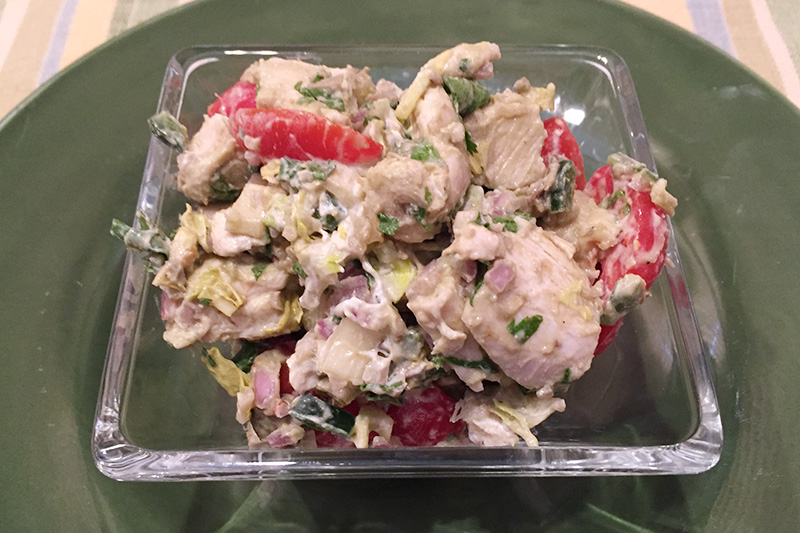 Chicken Guacamole Salad