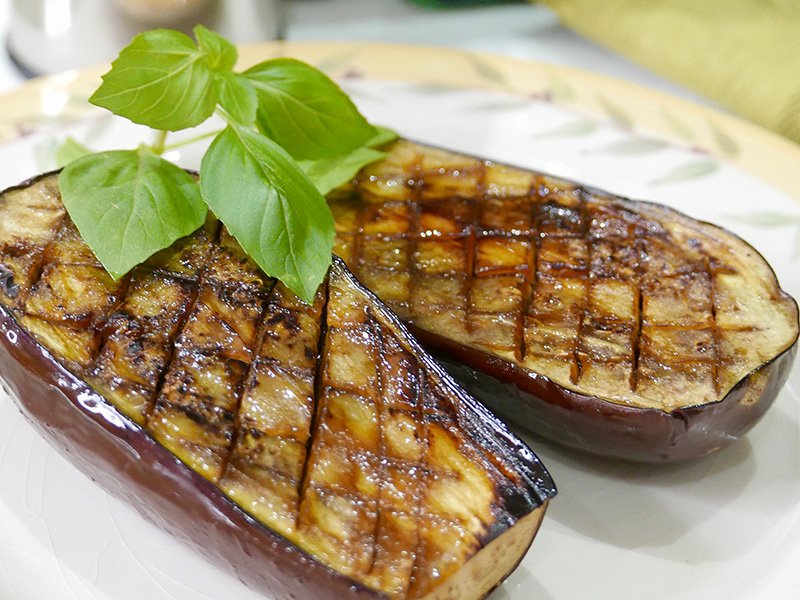 Balsamic Lacquered Eggplant