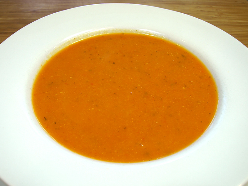 Low Sodium Roasted Red Pepper Soup