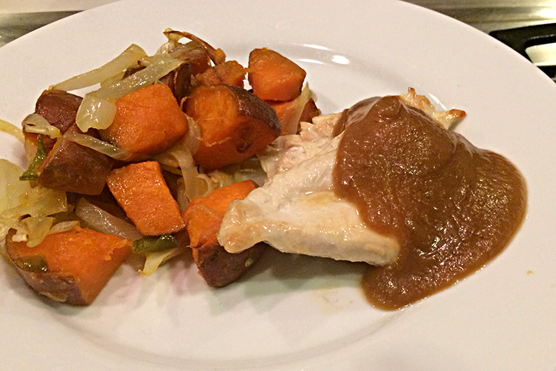 Seared Chicken Breast with Apricot Sauce