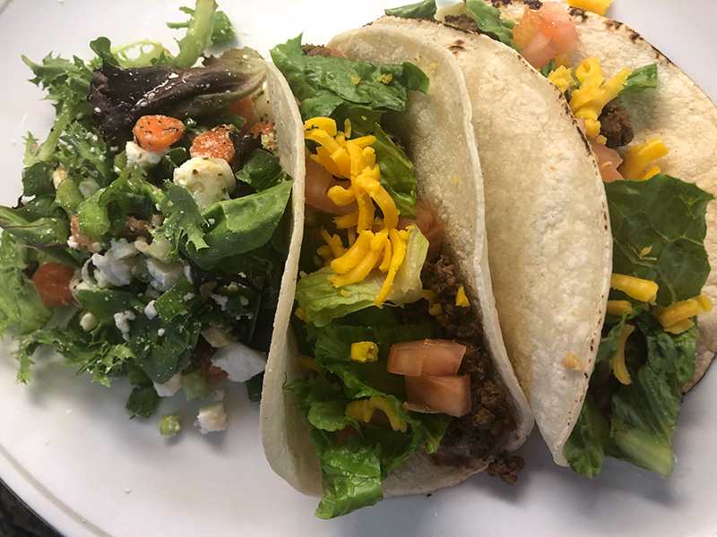 Tacos with Beef & Vegetables (Taco 2) – Virtual